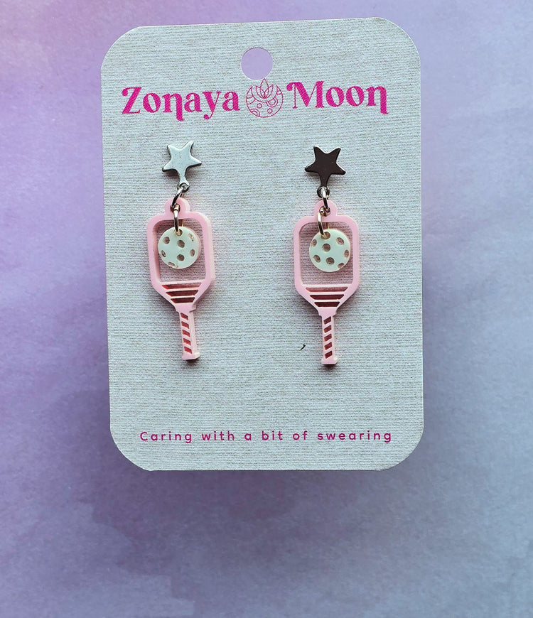 Pickle Ball Earrings