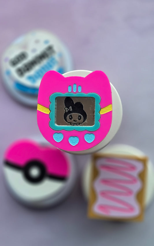 kitty Tamagotchi phone grip